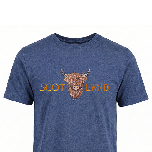 ADULT T-SHIRT | EMB SCOT(BR COW 1)LAND