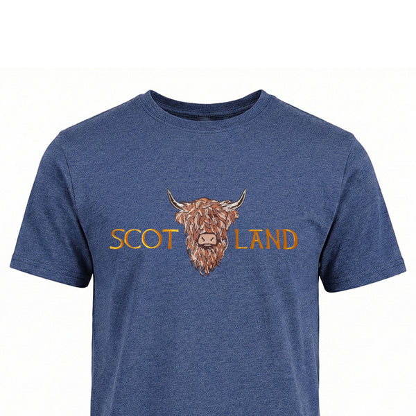 ADULT T-SHIRT | EMB SCOT(BR COW 1)LAND
