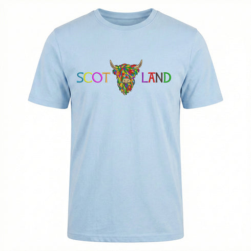 ADULT T-SHIRT | EMB SCOT(MLT COW 2)LAND