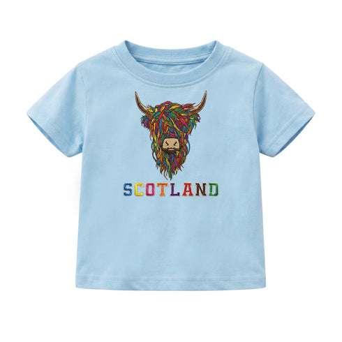 KIDS T-SHIRT | EMB MLT COW 2