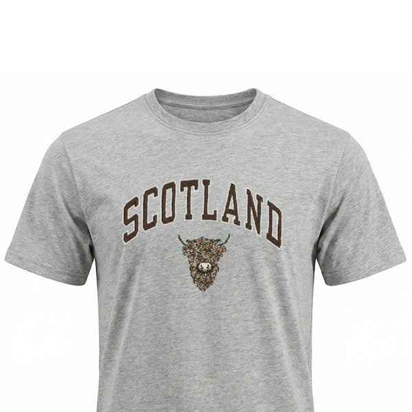 LADIES T-SHIRT | EMB SCT/BR COW 1