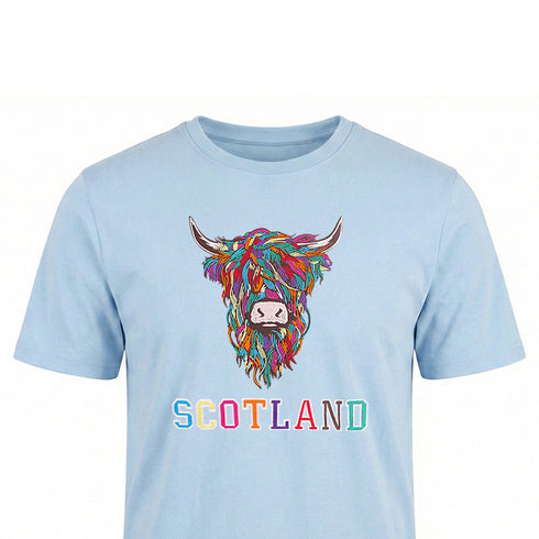 ADULT T-SHIRT | EMB MLT COW 2