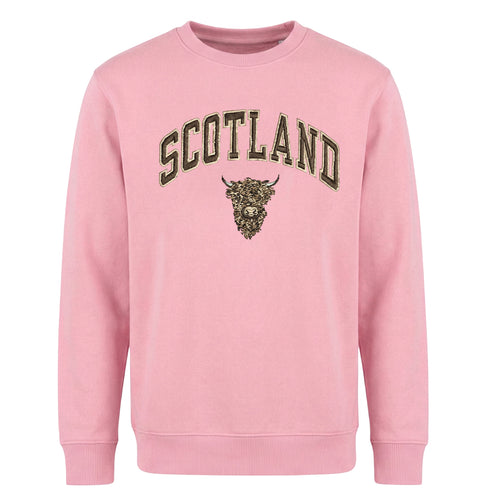 ADULT SWEATSHIRT | EMB SCT/BR COW 1