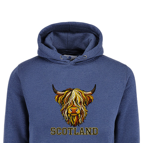 ADULT HOODIE | EMB MLT COW 8