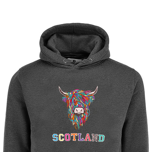 ADULT HOODIE | EMB MLT COW 2