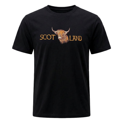 ADULT T-SHIRT | EMB SCT(BULL FACE)LND