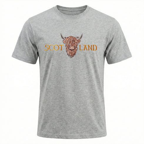 ADULT T-SHIRT | EMB SCOT(BR COW 1)LAND