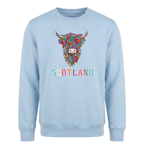 ADULT SWEATSHIRT | EMB MLT COW 2