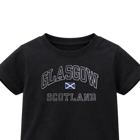 KIDS T-SHIRT | NVY APL GLS/FLG/SCT