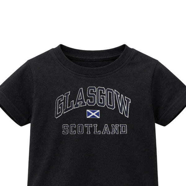KIDS T-SHIRT | NVY APL GLS/FLG/SCT