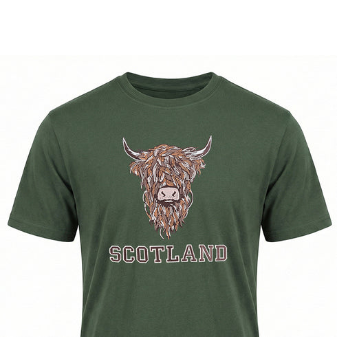 ADULT T-SHIRT | EMB BR COW 1