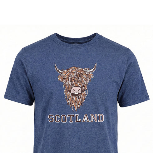 ADULT T-SHIRT | EMB BR COW 1