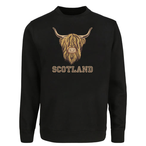 ADULT SWEATSHIRT | EMB BR COW 5