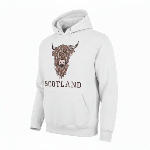 ADULT HOODIE | EMB BR COW1