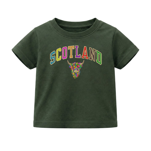 KIDS T-SHIRT | EMB SCT/MLT COW 2
