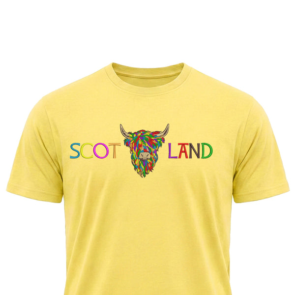 ADULT T-SHIRT | EMB SCOT(MLT COW 2)LAND