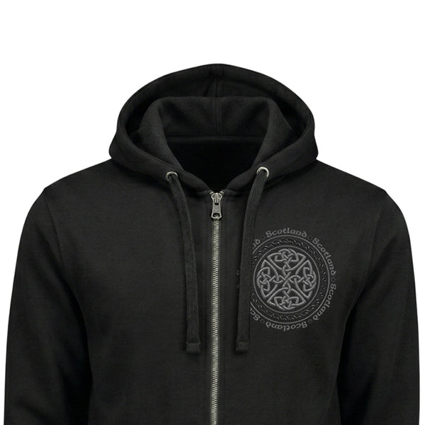 ADULT ZIPPER | EMB CIRCLE CELTIC