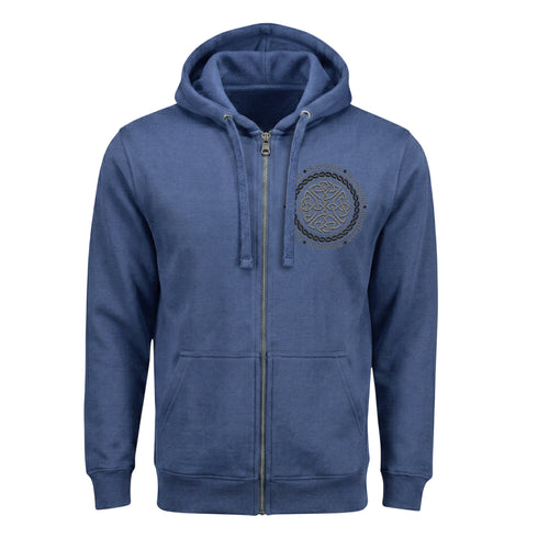 ADULT ZIPPER | EMB CIRCLE CELTIC