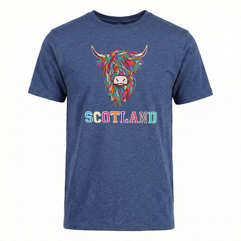 ADULT T-SHIRT | EMB MLT COW 2