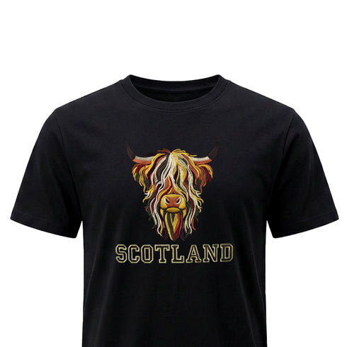 ADULT T-SHIRT | EMB MLT COW 8