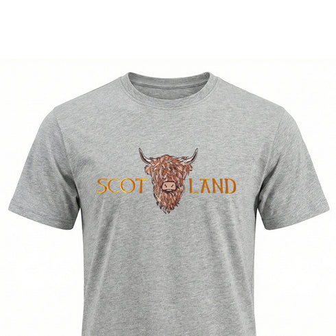 ADULT T-SHIRT | EMB SCOT(BR COW 1)LAND