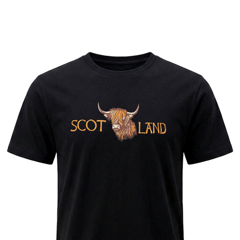 ADULT T-SHIRT | EMB SCT(BULL FACE)LND
