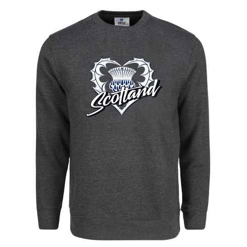 ADULT SWEATSHIRT | SP THISTLE HEART