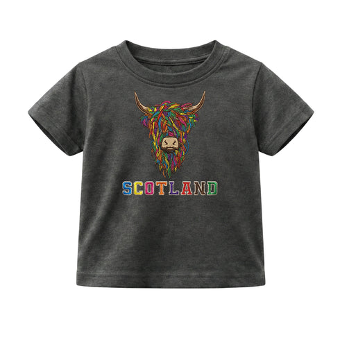 KIDS T-SHIRT | EMB MLT COW 2