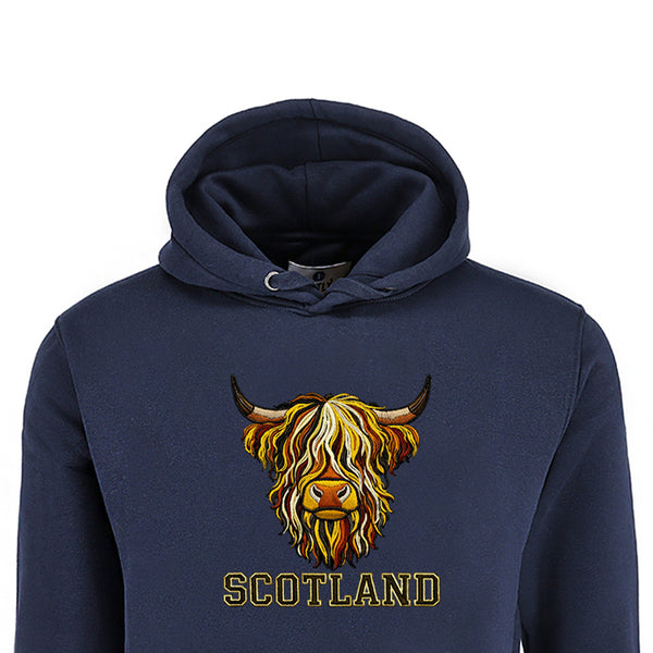 ADULT HOODIE | EMB MLT COW 8