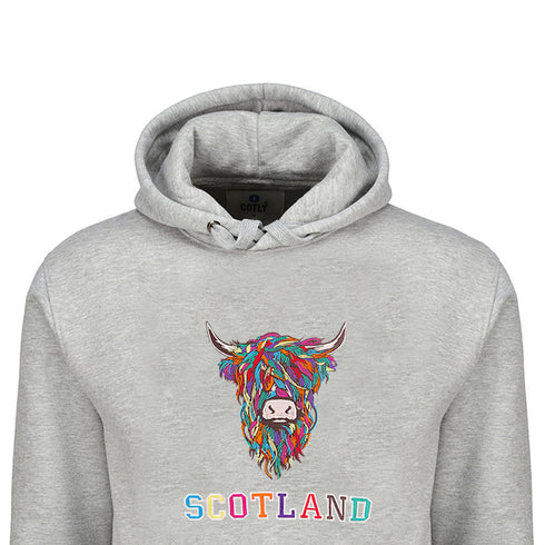 ADULT HOODIE | EMB MLT COW 2