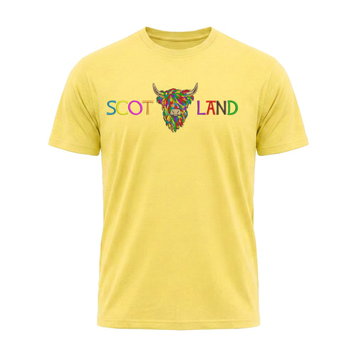 ADULT T-SHIRT | EMB SCOT(MLT COW 2)LAND