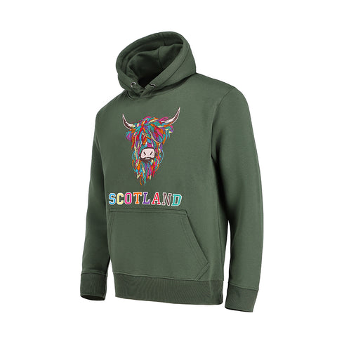 ADULT HOODIE | EMB MLT COW 2