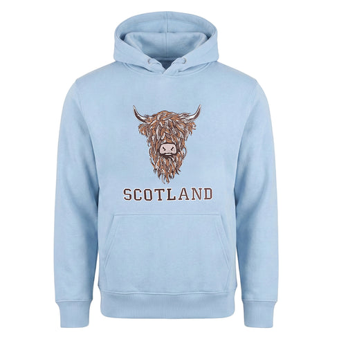 ADULT HOODIE | EMB BR COW1