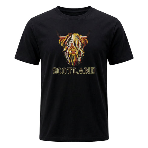 ADULT T-SHIRT | EMB MLT COW 8