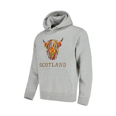 ADULT HOODIE | EMB MLT COW 8