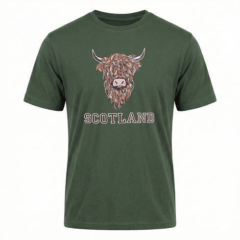 ADULT T-SHIRT | EMB BR COW 1