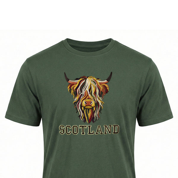 ADULT T-SHIRT | EMB MLT COW 8