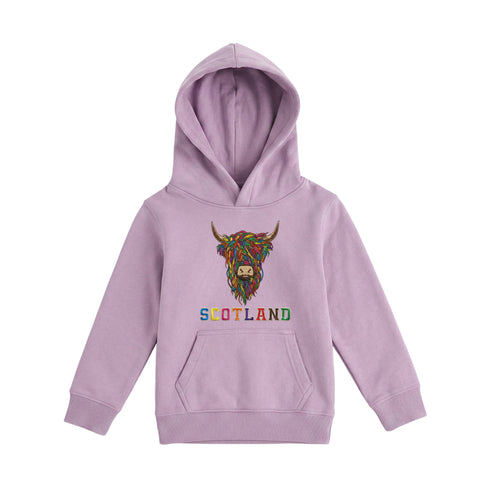 KIDS HOODIE | EMB MLT COW 2