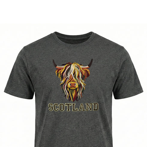 ADULT T-SHIRT | EMB MLT COW 8