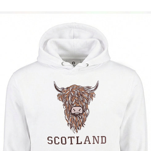 ADULT HOODIE | EMB BR COW1