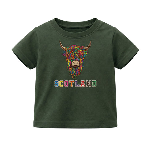 KIDS T-SHIRT | EMB MLT COW 2