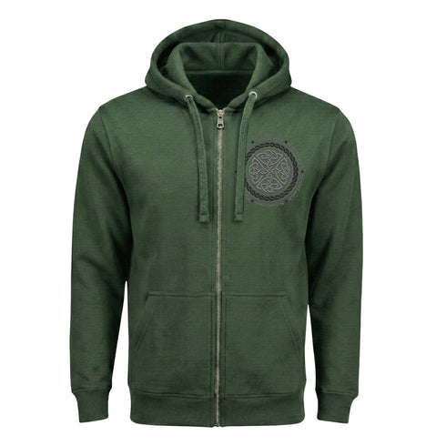 ADULT ZIPPER | EMB CIRCLE CELTIC