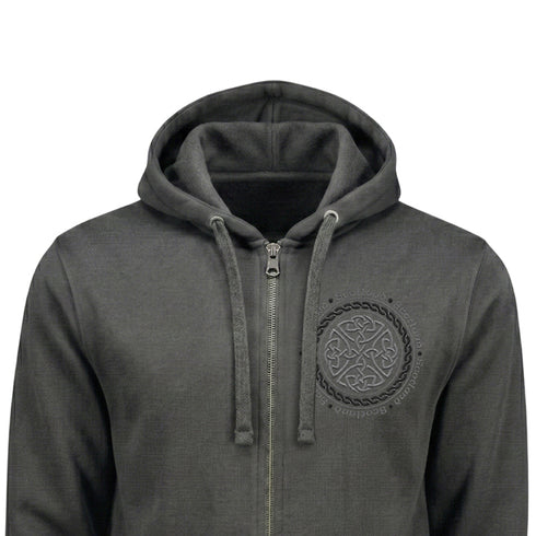 ADULT ZIPPER | EMB CIRCLE CELTIC