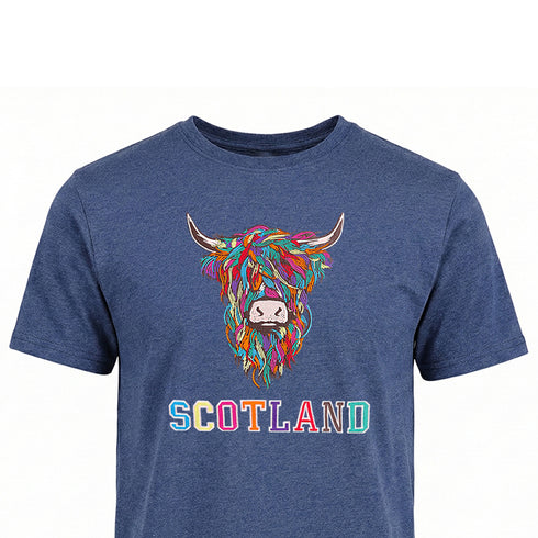 ADULT T-SHIRT | EMB MLT COW 2