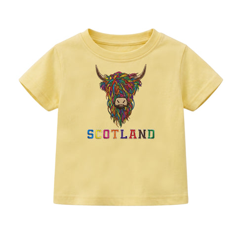 KIDS T-SHIRT | EMB MLT COW 2