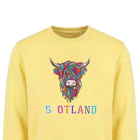 ADULT SWEATSHIRT | EMB MLT COW 2