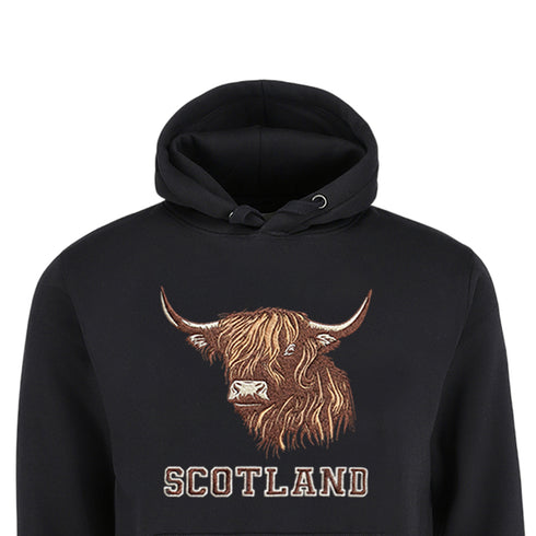 ADULT HOODIE | EMB BULL FACE