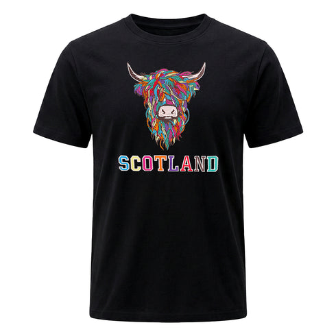 ADULT T-SHIRT | EMB MLT COW 2