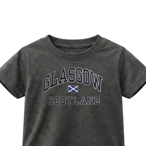 KIDS T-SHIRT | NVY APL GLS/FLG/SCT