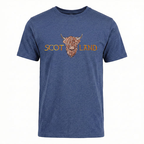ADULT T-SHIRT | EMB SCOT(BR COW 1)LAND